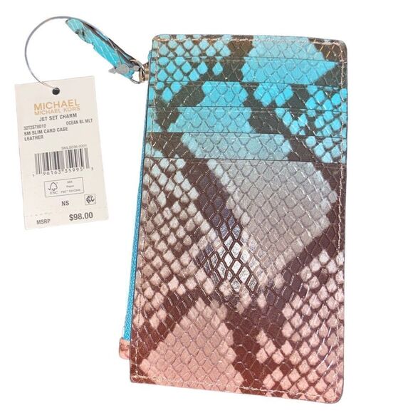 MICHAEL Michael Kors Snakeskin Key Wallet - Picture 5 of 9
